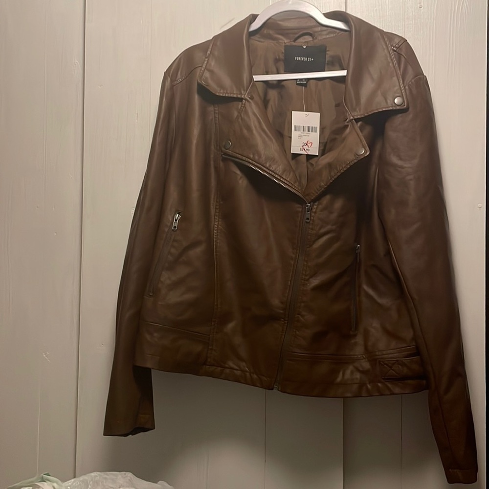 Forever 21 Plus Faux Leather Jacket